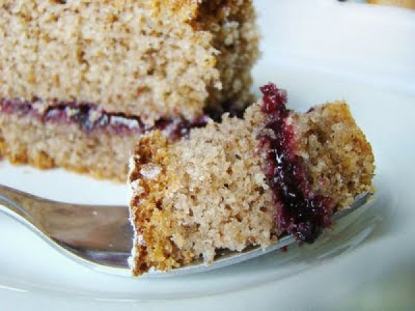 TORTA DI GRANO SARACENO CON MARMELLATA DI MIRTILLI ROSSI - foto 2