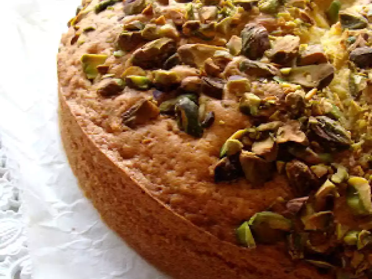 Torta di limone e mandorle con crema al pistacchio - foto 2