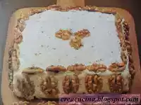 Torta di mascarpone e gorgonzola con le noci