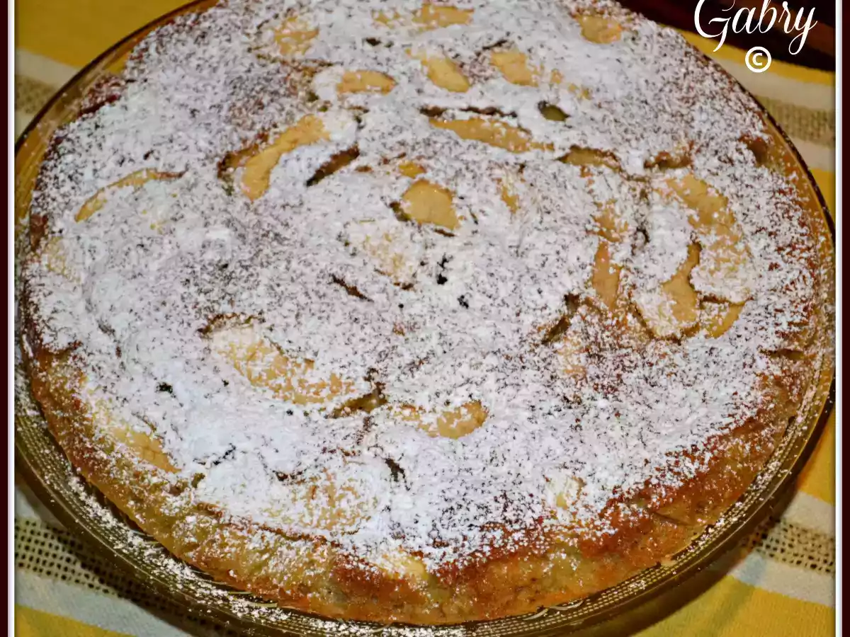 TORTA DI MELE AL PROFUMO DI CANNELLA CON MANDORLE TOSTATE - foto 6