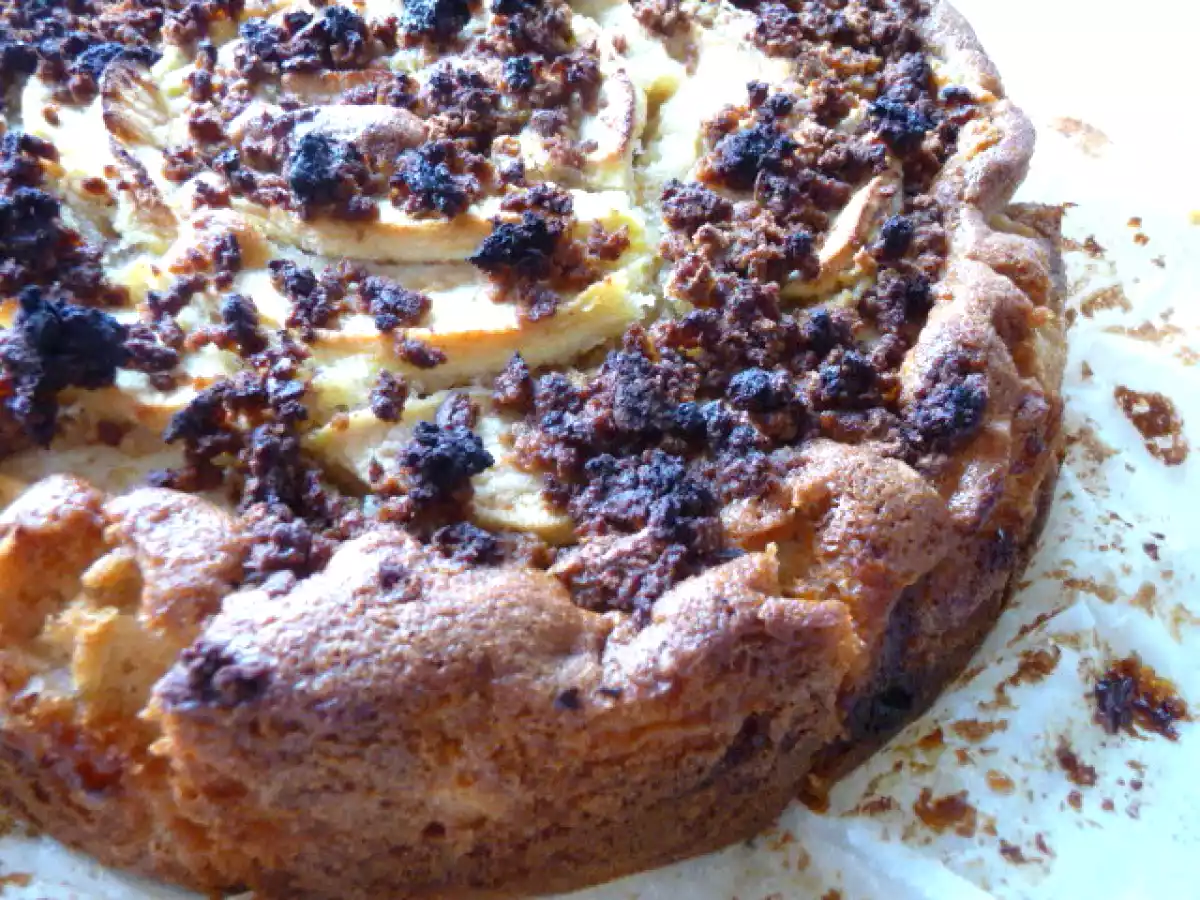 TORTA DI MELE CON AMARETTI