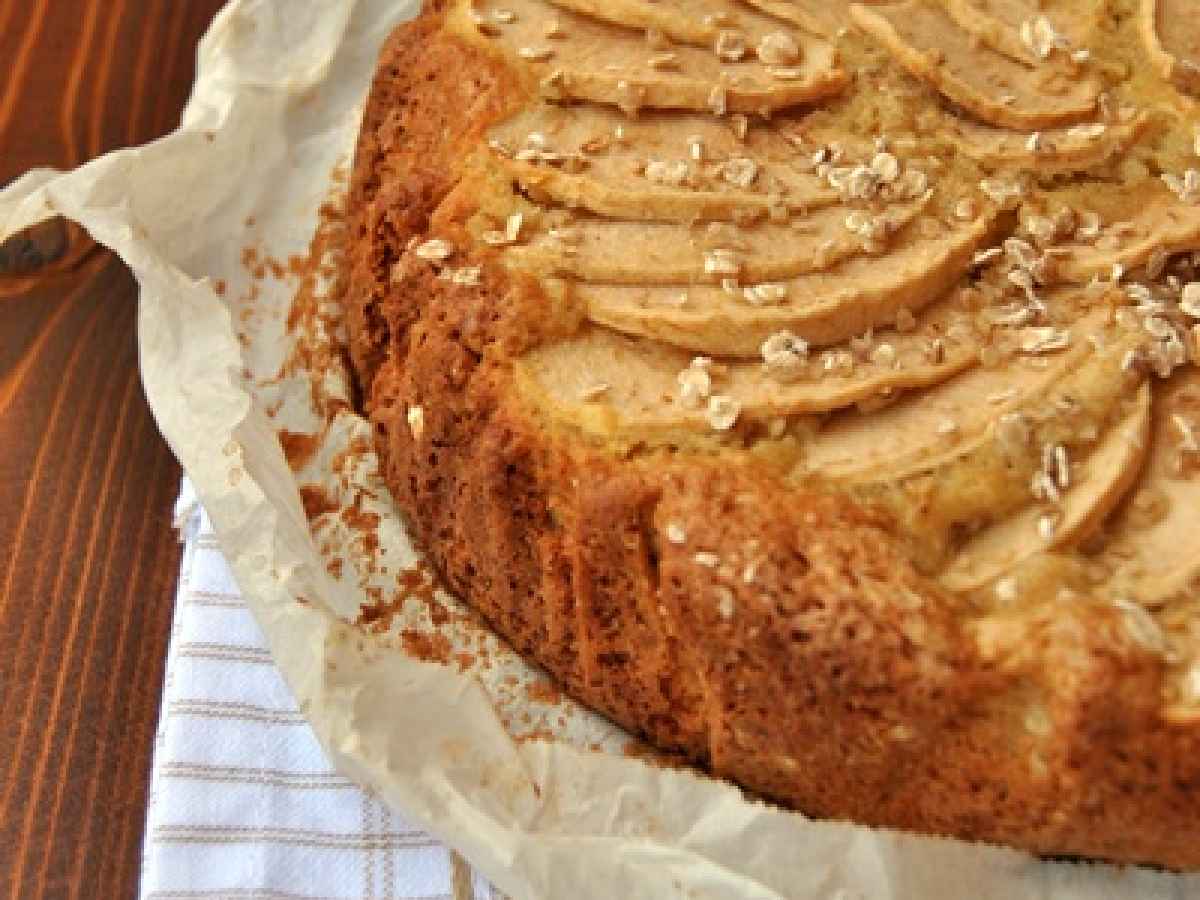 Torta di mele con farina di avena, di farro e di riso - foto 2