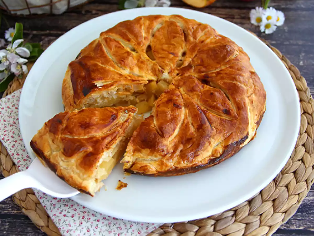 Torta di mele con pasta sfoglia - foto 4