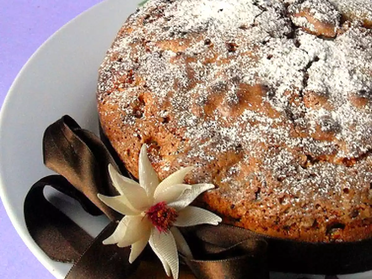 TORTA DI MELE E CIOCCOLATO ALLE NOCCIOLE - foto 2