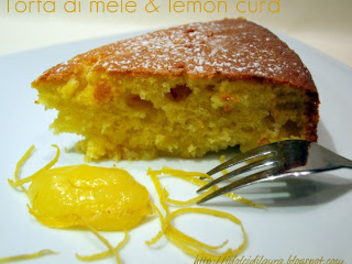 Torta di mele e lemon curd