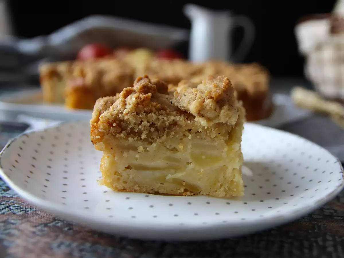 Torta di mele morbidissima con streusel croccante - foto 5