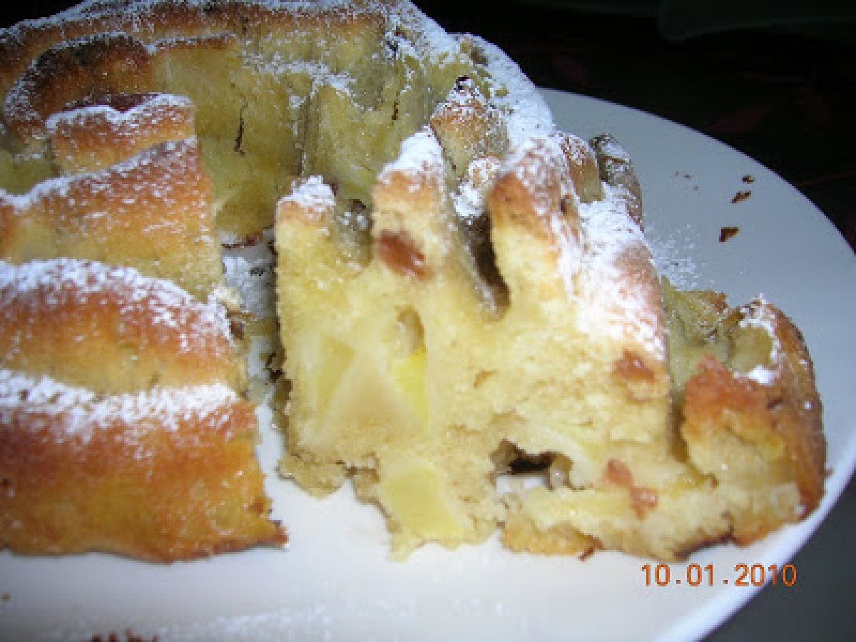 Torta di mele, noci e uvetta, foto 2