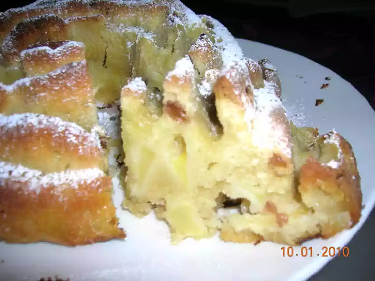 Torta di mele, noci e uvetta - foto 2