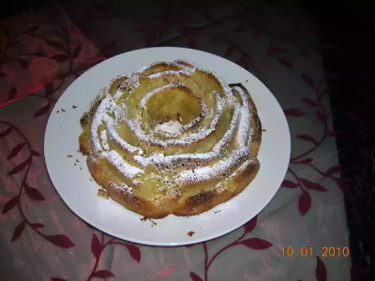 Torta di mele, noci e uvetta - foto 4