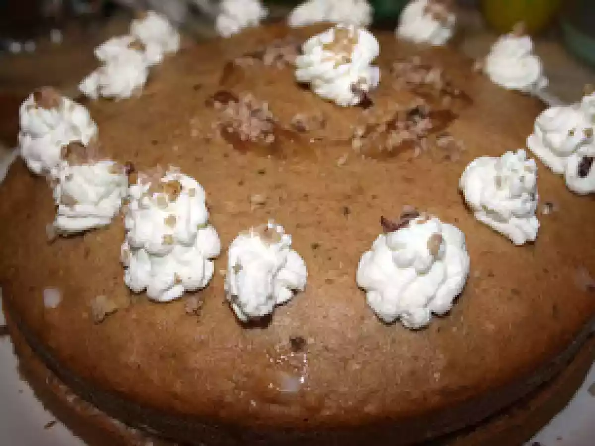 Torta di noci castagne e cioccolato