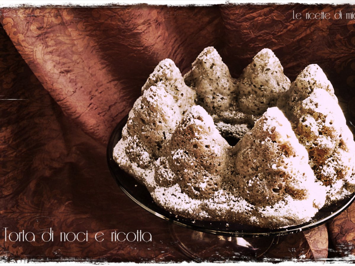 Torta di noci e ricotta