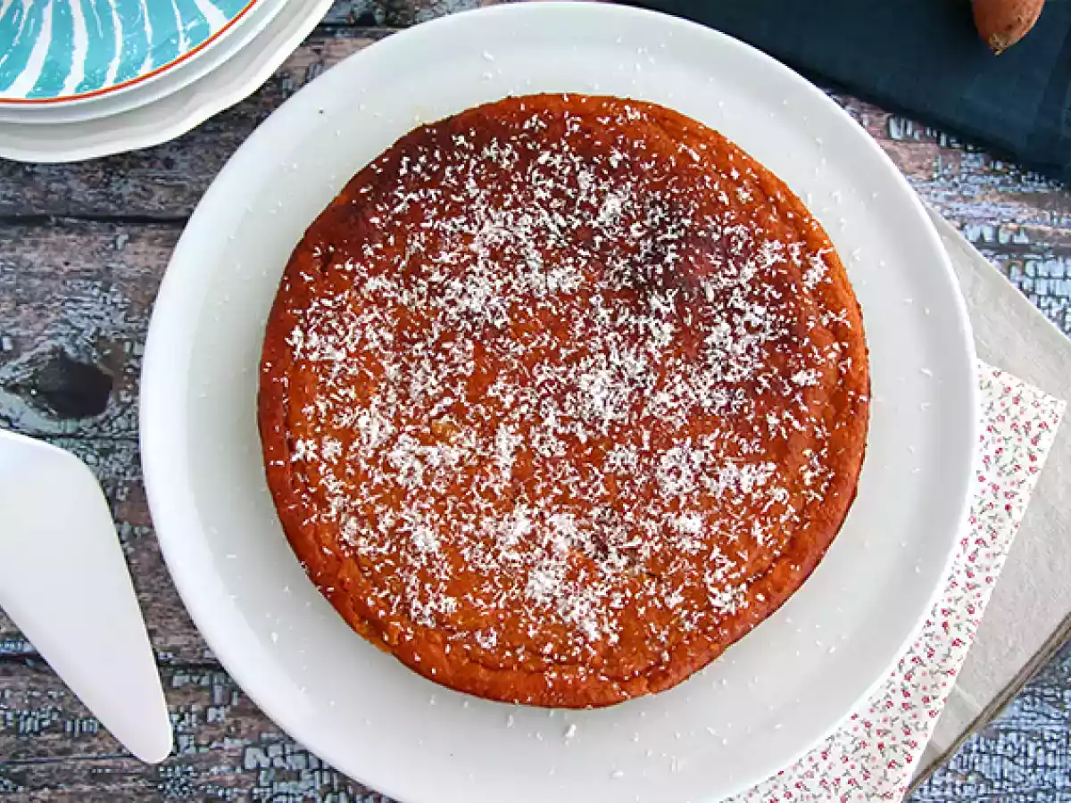 Torta di patate dolci e cocco - foto 3