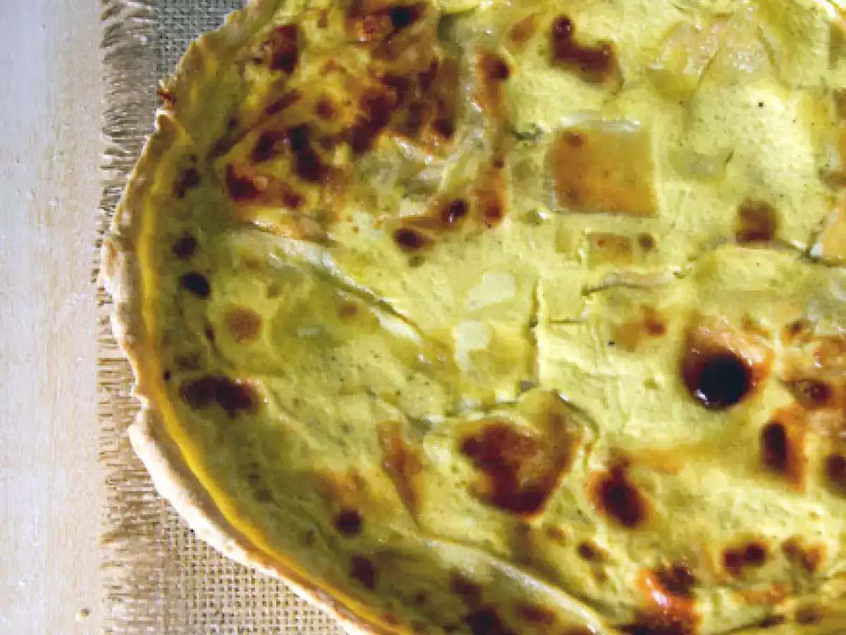 Torta di patate e parmigiano: cremosa con pasta brisée croccante