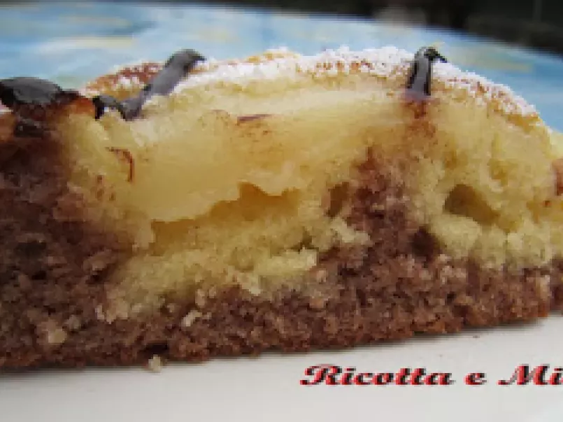 Torta di Pere e Cioccolato/ Torta de peras y chocolate, foto 2
