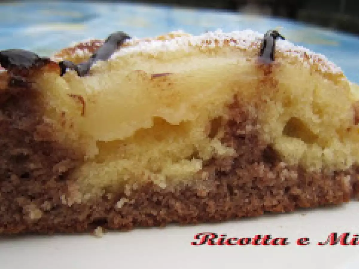 Torta di pere e cioccolato/Torta de peras y chocolate - foto 2