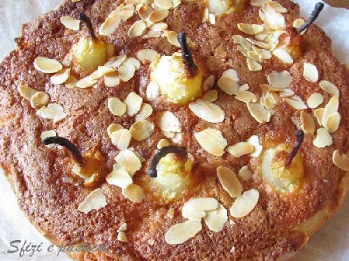 Torta di pere e mandorle