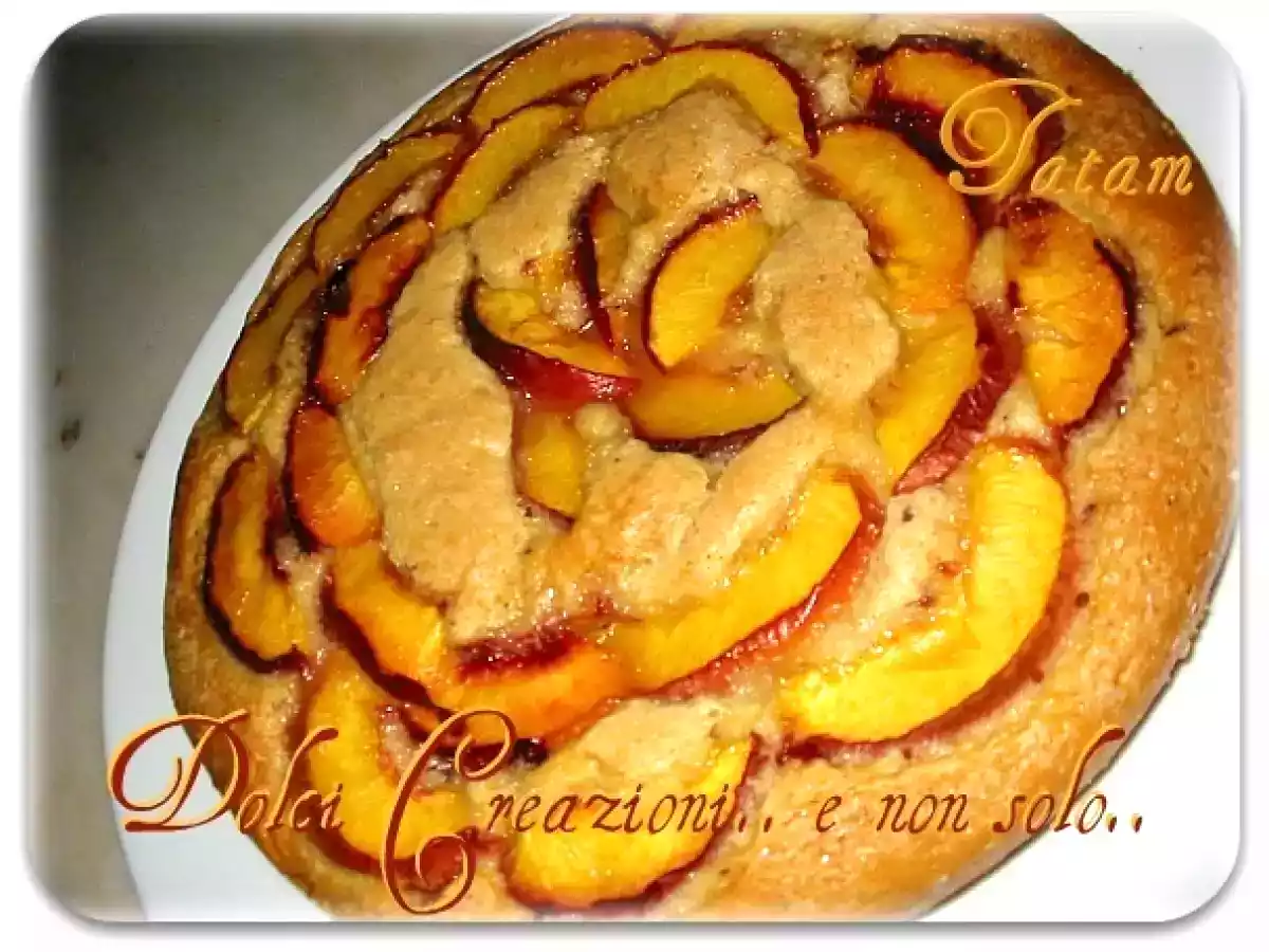 Torta di Pesche (senza uova e burro) - foto 2