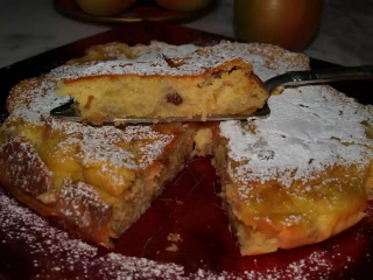 Torta di polenta e mele