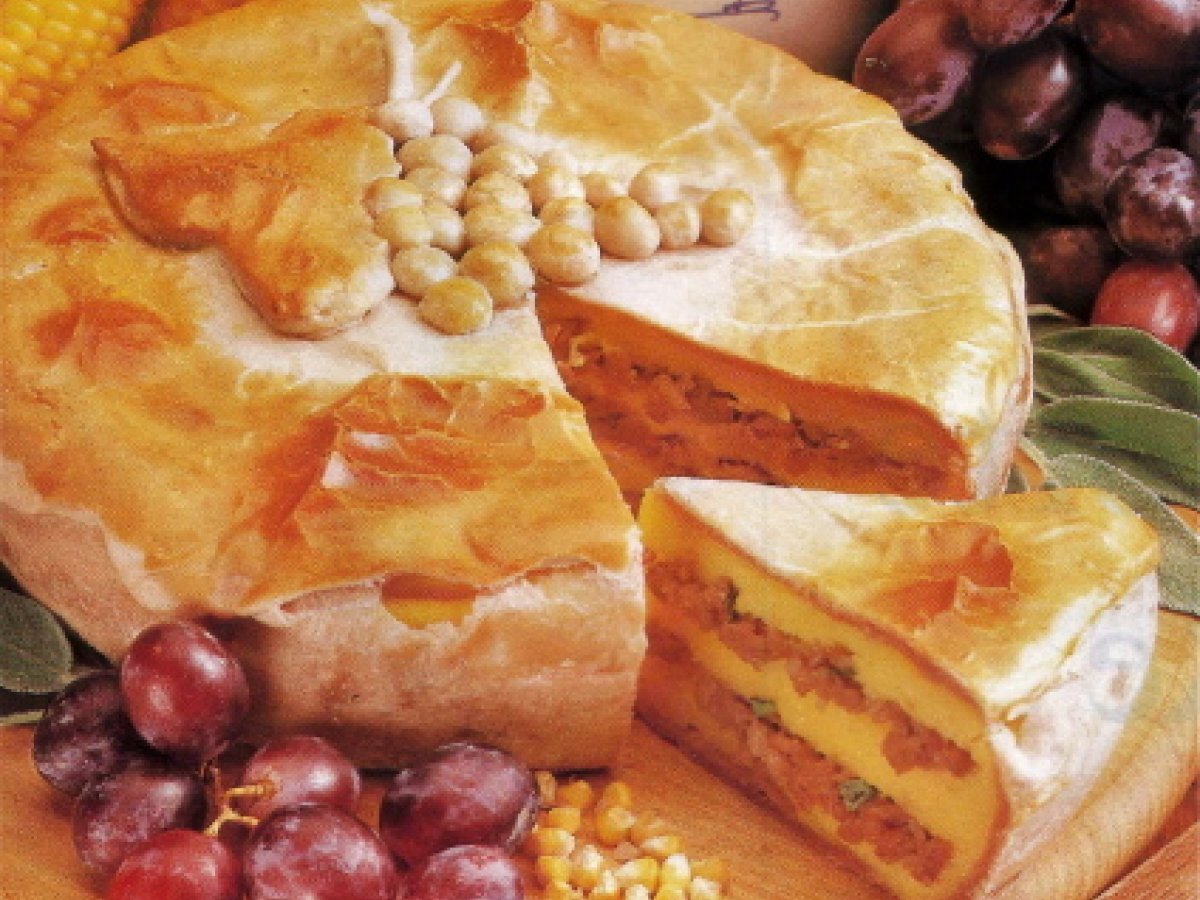 Torta di polenta e tritato