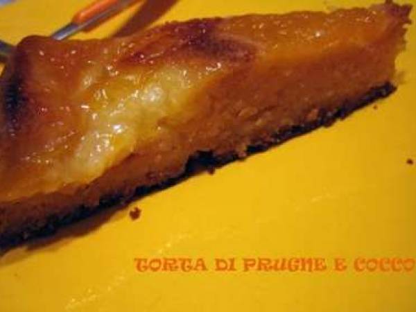 TORTA DI PRUGNE E COCCO