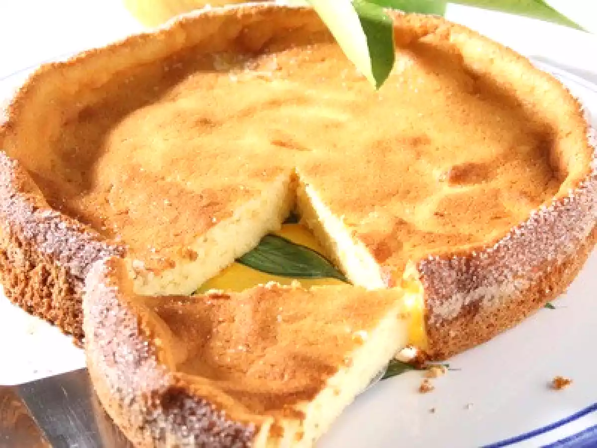 Torta di ricotta al limone - facile facile e buonissima