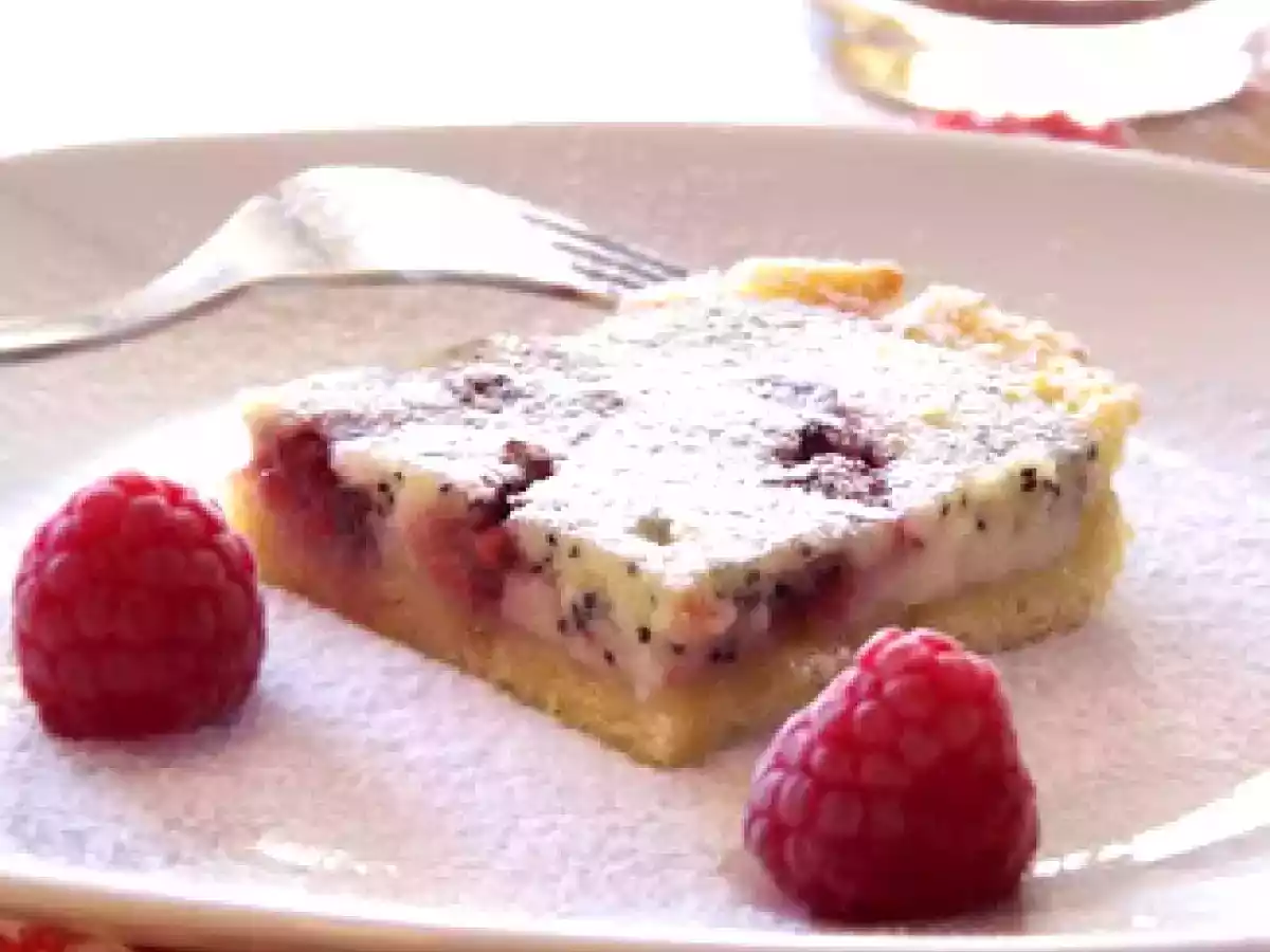 Torta di ricotta con marmellata di lamponi e ribes nero....e il mio primo premio.