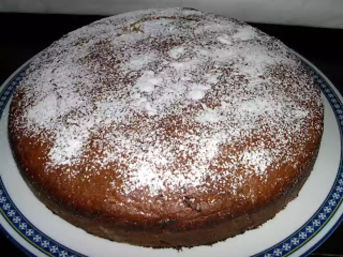Torta di ricotta e cioccolato profumata al limone