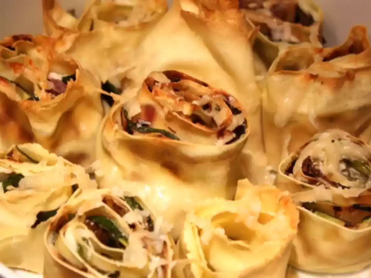 Torta di rose di pasta fresca - foto 2