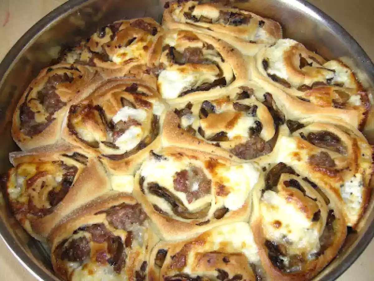 Torta di rose salata