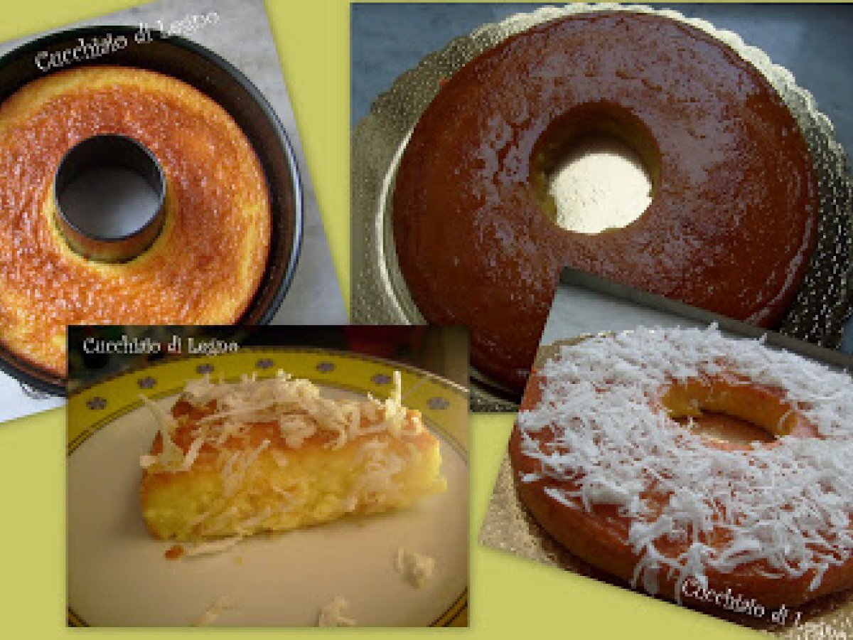 Torta di tapioca e cocco