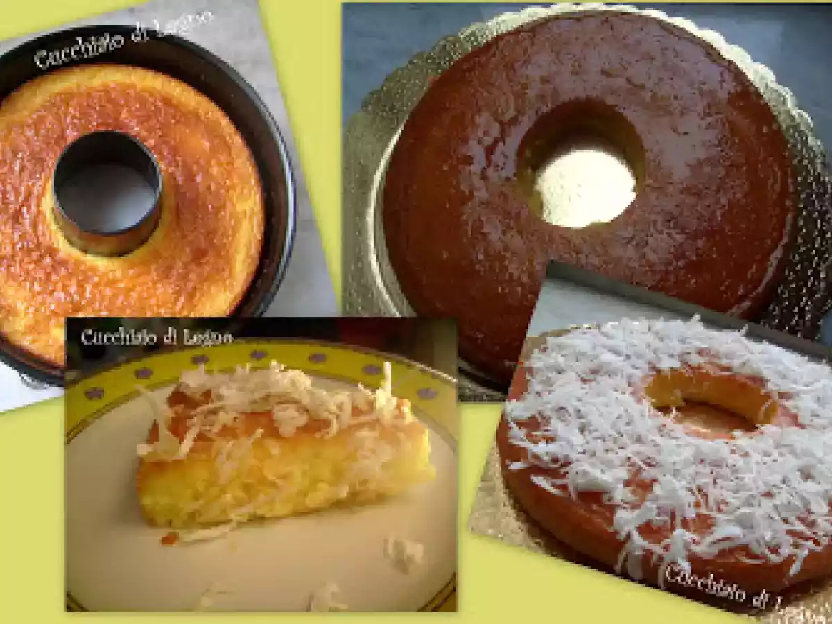 Torta di tapioca e cocco