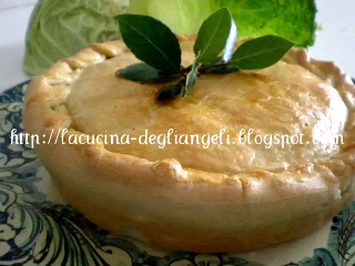 Torta di verza, pancetta e funghi - foto 3