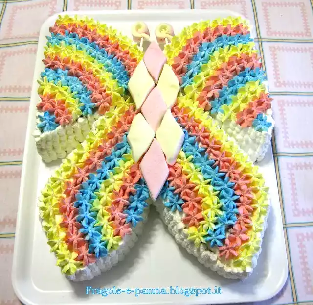 Farfalle Cialde Farfalle Decorazione Torta Teeny Colorato