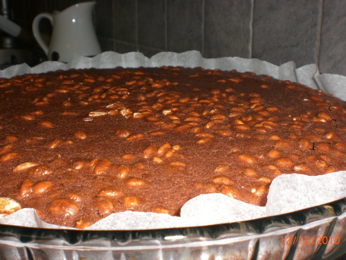 TORTA FINTO CASTAGNACCIO CON ORZO SOFFIATO