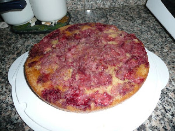 Torta fragole e mandorle