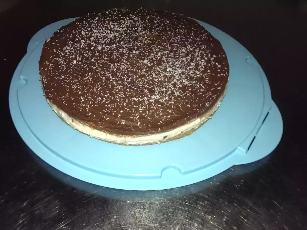Torta fredda cocco e nutella