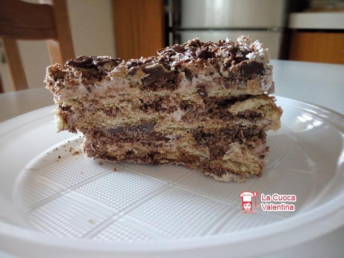 Torta fredda con biscotti e nutella - foto 2