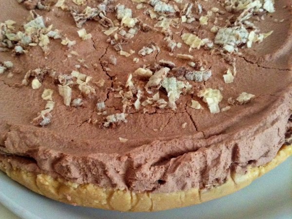 Torta fredda con i wafer