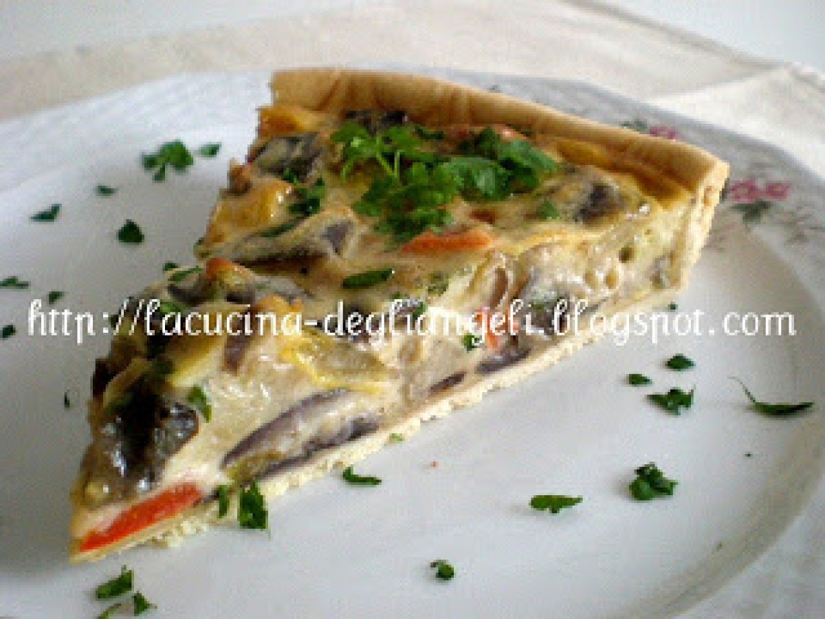 Torta fredda di melanzane e peperoni - foto 2