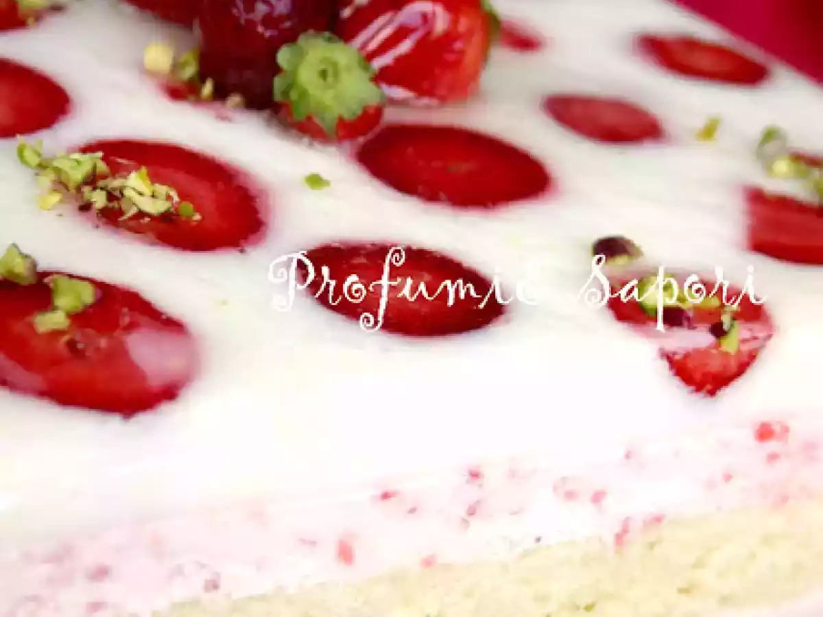 Torta giardino di fragole di Luca Montersino