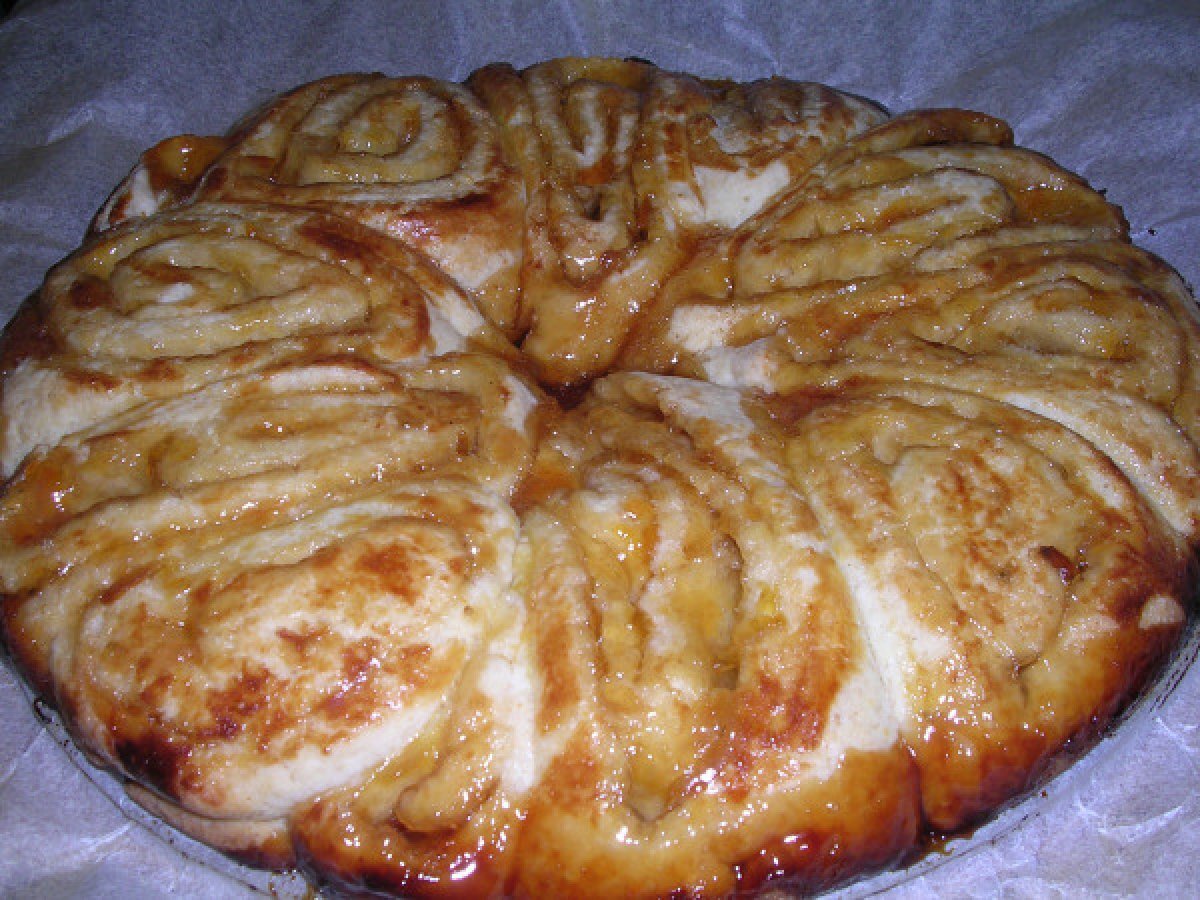 Torta Girella di frolla e marmellata