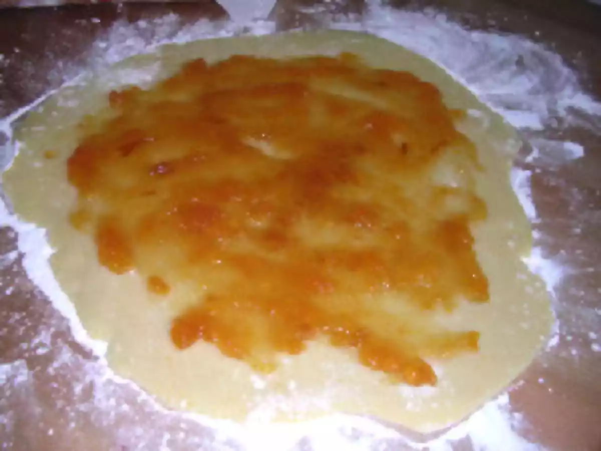 Torta Girella di frolla e marmellata - foto 4