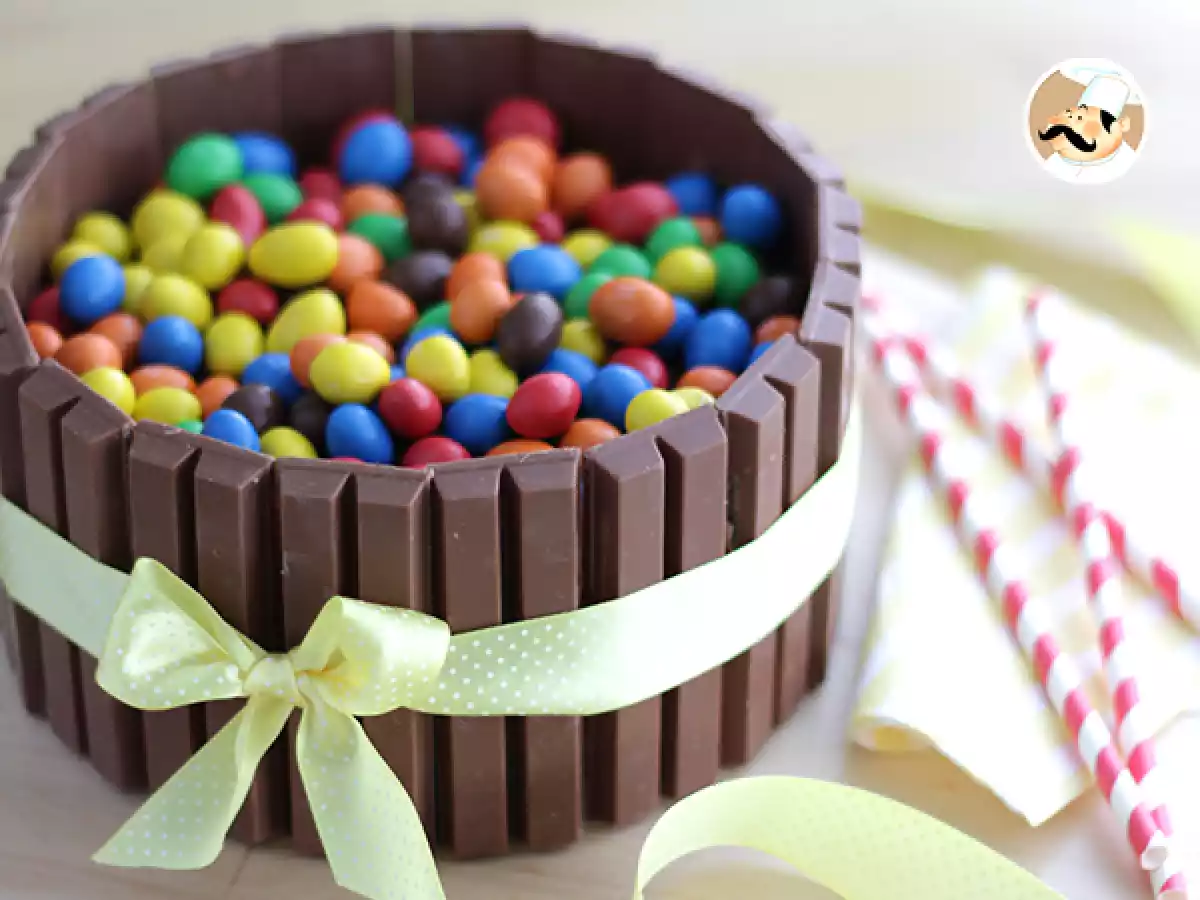 Torta KitKat ed M&M's