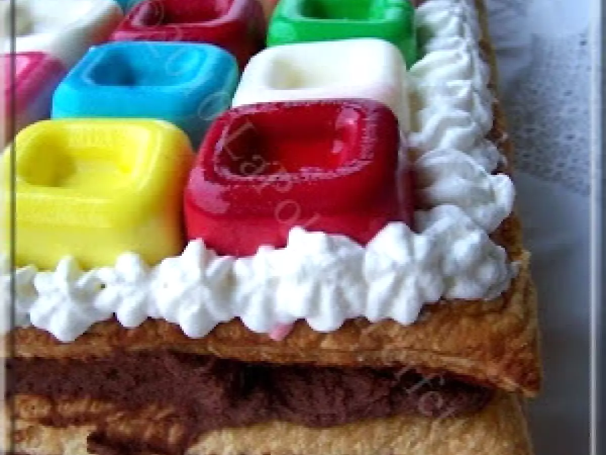 Torta Lego, torta senza uova