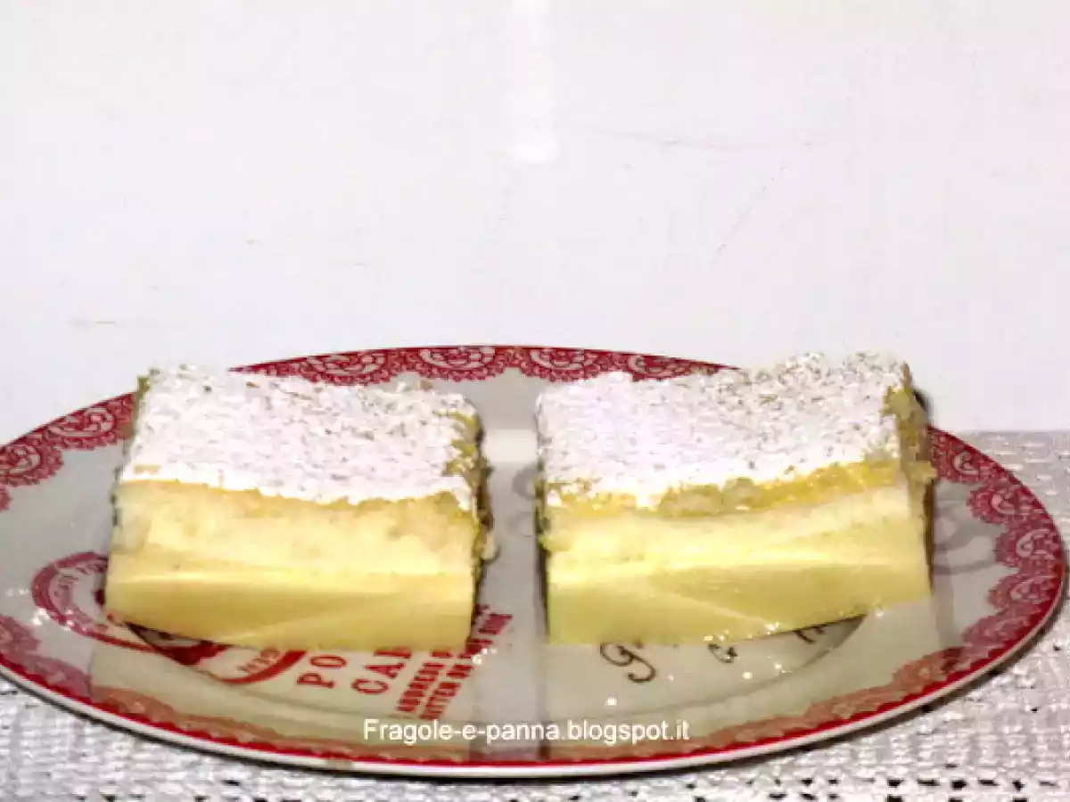 Torta magica al pistacchio