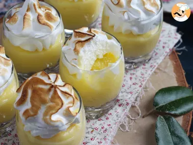 Torta Meringata al limone in bicchiere, foto 2