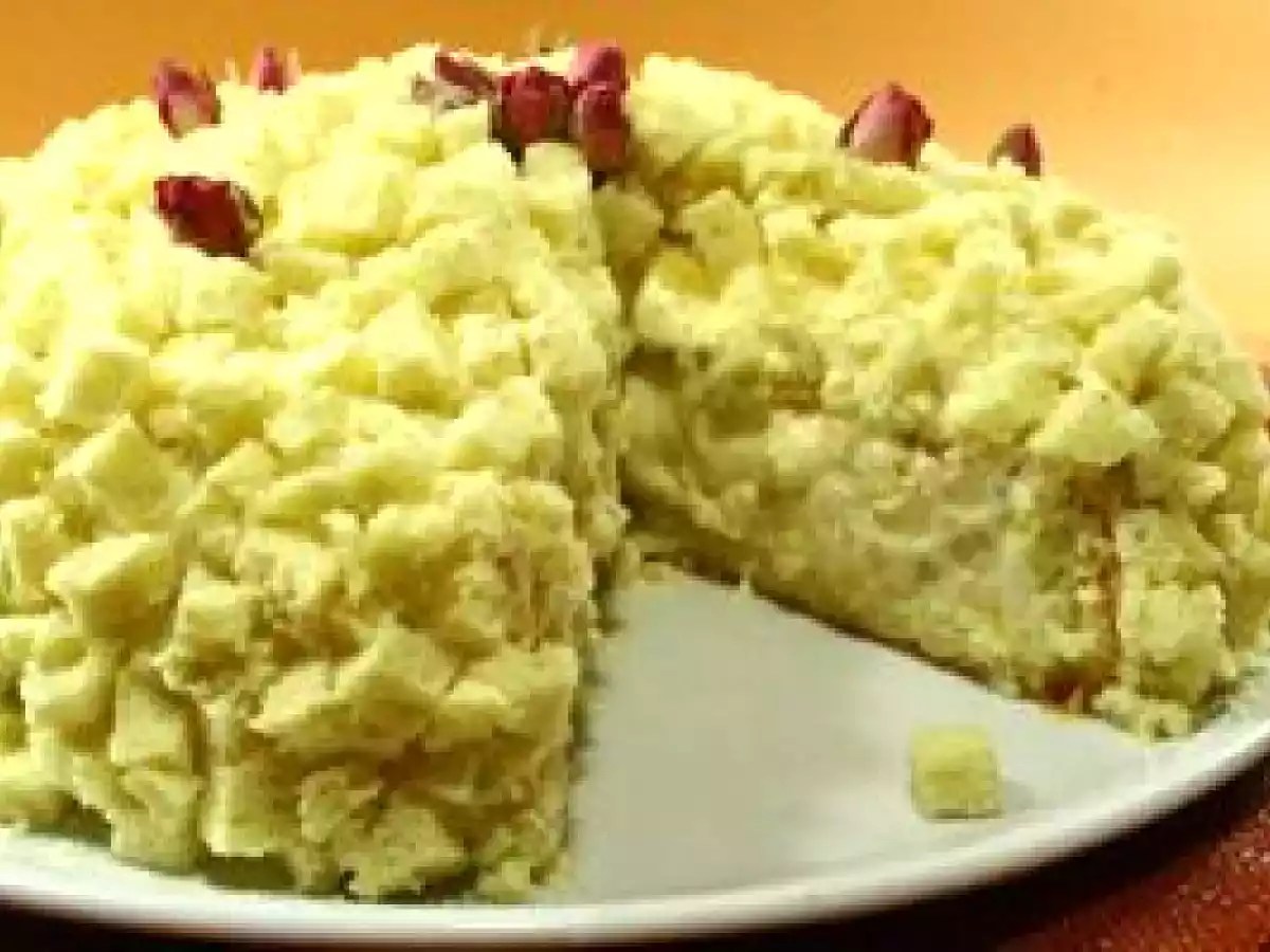 Torta mimosa all'ananas