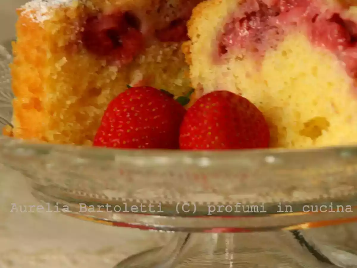 Torta morbida alle fragole, e una storia per Vallé