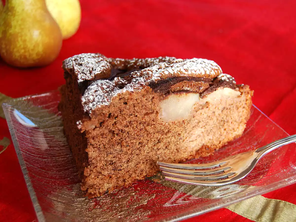 TORTA PERE & CIOCCOLATO (profumata alla vaniglia) - foto 2
