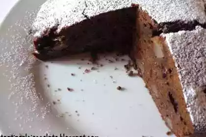 Torta pere williams e cioccolato